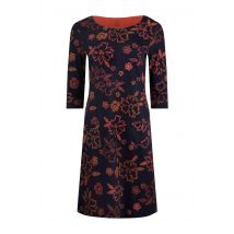 Weird Fish Starshine Organic Cotton Jersey Dress Nightshade Size 10