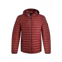 Weird Fish Flete Lightweight Showerproof Padded Hooded Jacket Foxberry Size 2XL