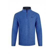 Weird Fish Newark 1/4 Zip Grid Fleece Blue Size 3XL