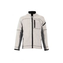Weird Fish Berhan Full Zip Lined Eco Macaroni Ecru Size 3XL