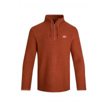 Weird Fish Cruiser 1/4 Zip Macaroni Sweatshirt Brick Red Size 5XL