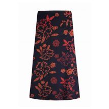 Weird Fish Malmo Printed Jersey Stretch Skirt Nightshade Size 10