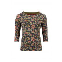 Weird Fish Pipia Printed Sparkle Jersey T-Shirt Twilight Size 12