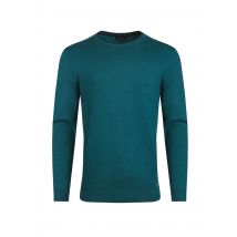 Weird Fish Noah Crew Neck Fine Knit Jumper Mineral Blue Size 2XL