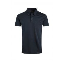 Weird Fish Jeremy Button Down Jersey Polo Shirt Navy Size S