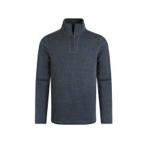 Weird Fish Stowe Eco 1/4 Zip Soft Knit Fleece Dusty Blue Size 4XL