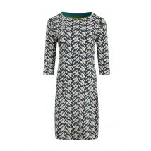 Weird Fish Starshine Organic Cotton Jersey Dress Cedar Green Size 10