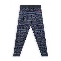 Weird Fish Livvy Girls Printed Leggings Mid Blue Size 5-6