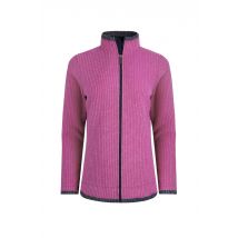 Weird Fish Ariana Full Zip Grid Fleece Dark Raspberry Size 10