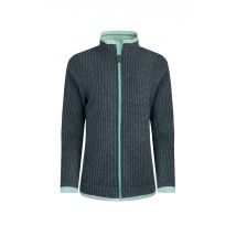 Weird Fish Ariana Full Zip Grid Fleece Rich Navy Size 16