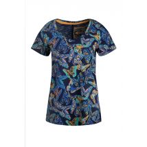Weird Fish Merica Organic Cotton Printed Jersey T-Shirt Dark Blue Size 10