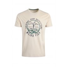 Weird Fish Paddle Front Print Graphic T-Shirt String Size S