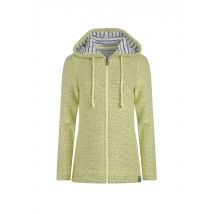 Weird Fish Chicoa Full Zip Macaroni Hoodie Celery Size 14