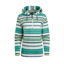 Weird Fish Lana 1/4 Zip Microfleece Hoodie Aqua Marine Size 20