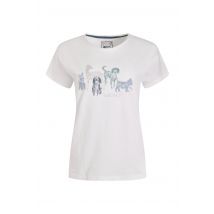 Weird Fish Walkies Organic Cotton Slub T-Shirt White Size 12