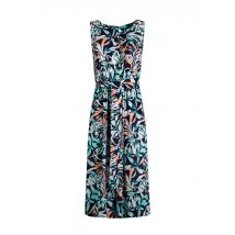 Weird Fish Nalani LivaEco™ Printed Viscose Jumpsuit Aqua blue Size 20