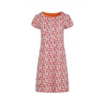 Weird Fish Tallahassee Organic Jersey Dress Apricot Size 14