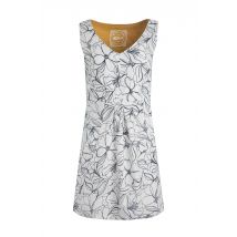 Weird Fish Indus Printed Jersey Tunic Light Cream Size 16