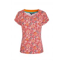 Weird Fish Paw Paw Organic Cotton Printed T-Shirt Tango Red Size 10
