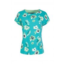 Weird Fish Paw Paw Organic Cotton Printed T-Shirt Blue Shine Size 12