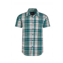 Weird Fish Judd Organic Cotton Short Sleeve Check Shirt White Size L