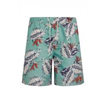 Weird Fish Belukha Printed Swim Shorts  Mineral Blue Size 38