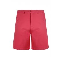 Weird Fish Rayburn Cotton Flat Front Shorts Dark Pink Size 30