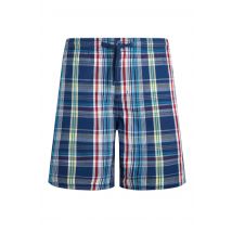 Weird Fish Manson Madras Check Shorts Estate blue Size 32