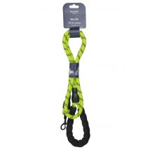 Weird Fish Wilf Reflective Rope Dog Lead Acid Lime Size ONE