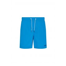 Weird Fish Banning Recycled Polyester Swim Shorts Lagoon Blue Size 40