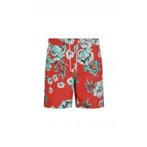 Weird Fish Belukha Printed Swim Shorts  Retro Red Size 36