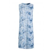 Weird Fish Adenea Organic Cotton Jersey Shift Dress Pale Denim Size 22