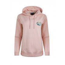 Weird Fish Kira Eco Back Print Popover Hoodie Dusty Rose Size 20