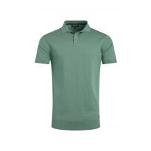 Weird Fish Quentin Short Sleeve Knitted Polo Ivy Size 3XL