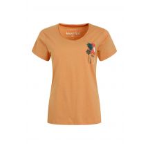 Weird Fish Sunset Palm Organic Cotton Graphic T-Shirt Mango Size 10