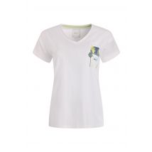 Weird Fish Sunset Palm Organic Cotton Graphic T-Shirt White Size 22