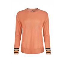 Weird Fish Kinga Lightweight Knit Jumper Peachblossom Size 12