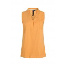 Weird Fish Ainey Broidery Pocket Vest Mango Size 10