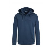 Weird Fish Woodside Sun-washed Loopback Hoodie Navy Size L