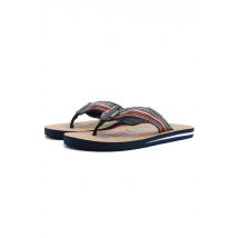 Weird Fish Englewood Cork Flip Flops Dark Blue Size 11