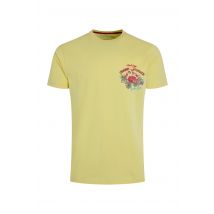 Weird Fish Crabby Shack Back Print Graphic T-Shirt Lemon Size S