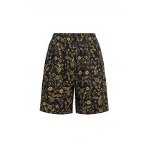 Weird Fish Aloha Linen Rich Printed Shorts Ink Size 14