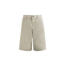 Weird Fish Annalise Knee Length Chino Shorts Oyster Size 8