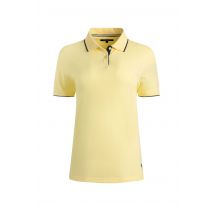 Weird Fish Pammie Organic Cotton Pique Polo Shirt Yellow Size 12