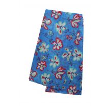 Weird Fish Kiera Recycled Polyester Sarong Scarf Blue Size ONE