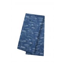 Weird Fish Kiera Recycled Polyester Sarong Scarf Ensign Blue Size ONE
