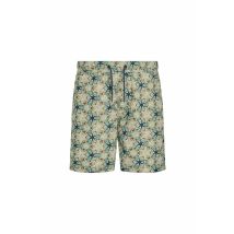 Weird Fish Orcha Printed Swim Shorts Aqua Marine Size 32