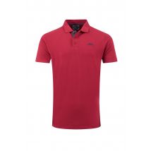 Weird Fish Miles Pique Polo Shirt Rhubarb Size L