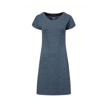 Weird Fish Tallahassee Printed Jersey Dress Powder Blue Size 12