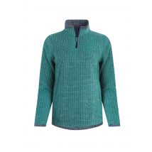 Weird Fish Beye 1/4 Zip Grid Fleece Leaf Green Size 18